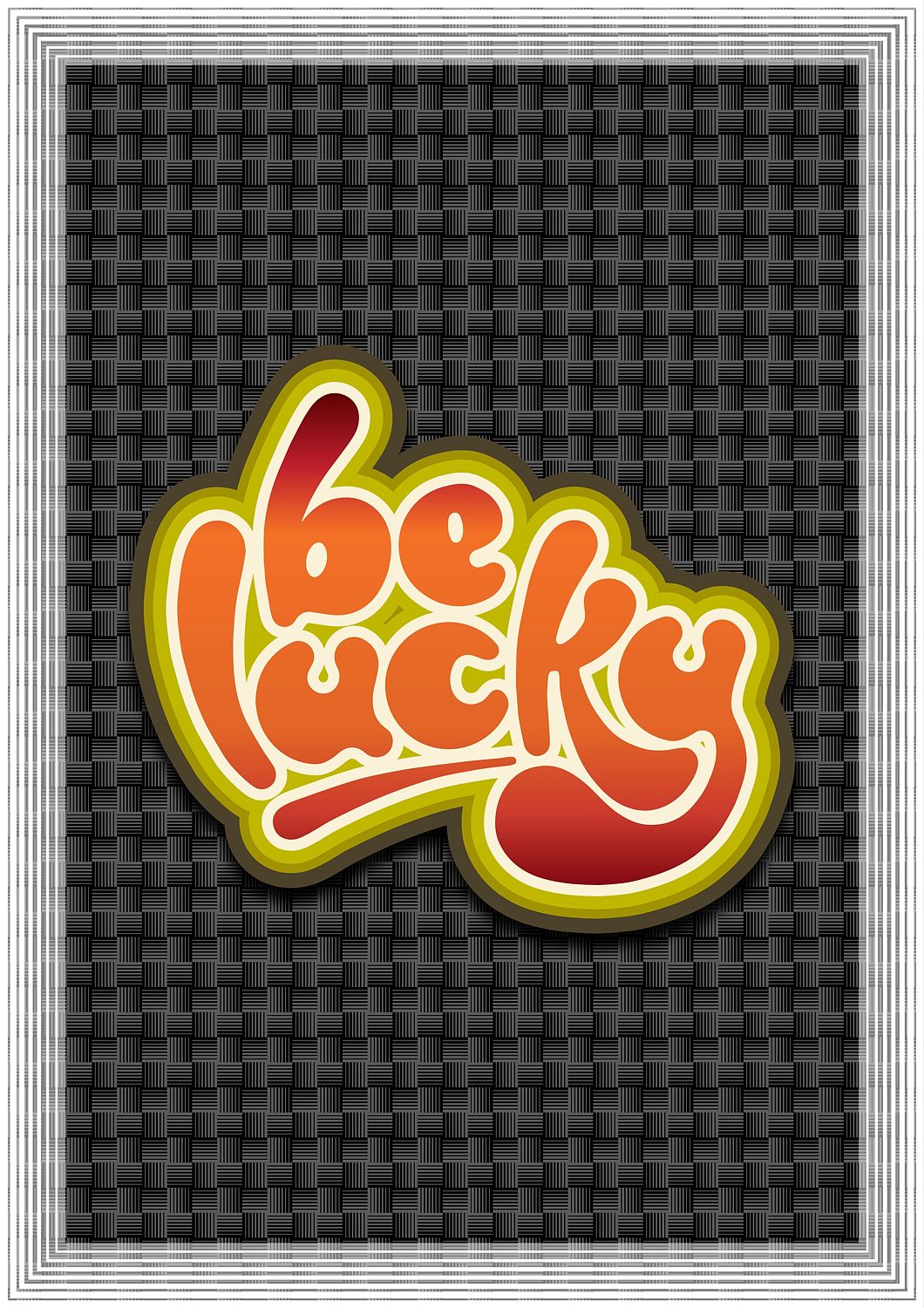 Be Lucky - Poster Print