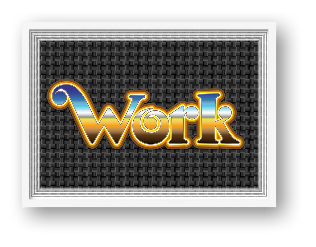 Work - Fine Art Print — framed