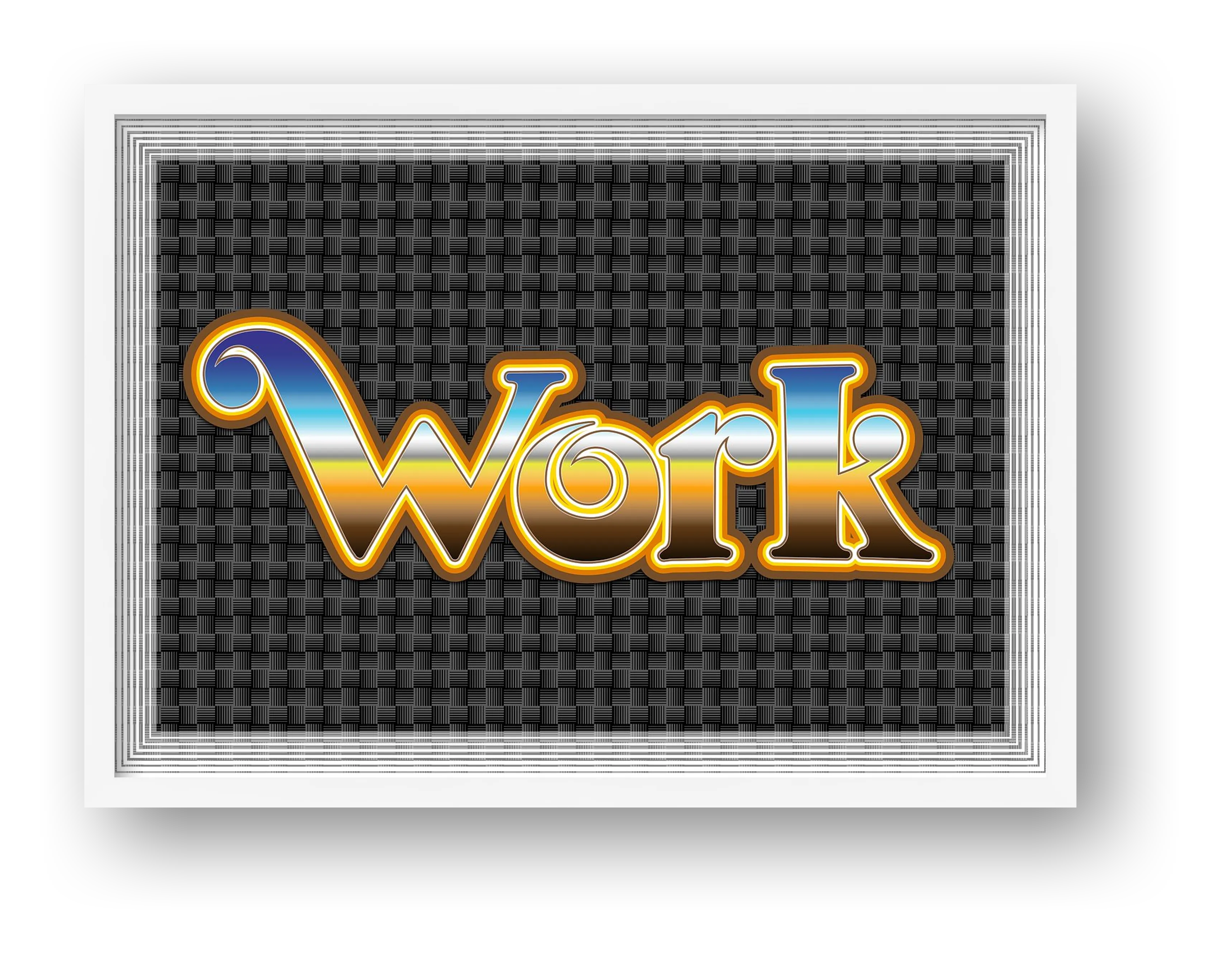 Work - Fine Art Print — framed