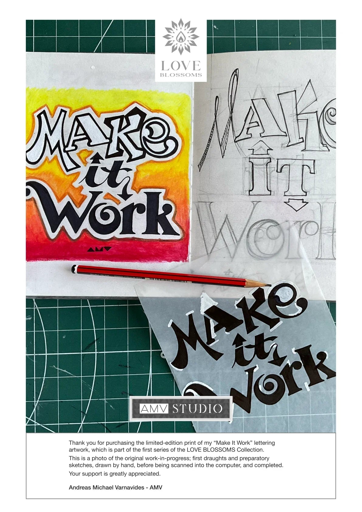 Make It Work - Fine Art Print — A letter from the artist