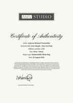 Love Simple - Fine Art Print — Certificate of Authenticity