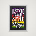 Love Simple - Fine Art Print — 42×59cm, 17×23" Print only