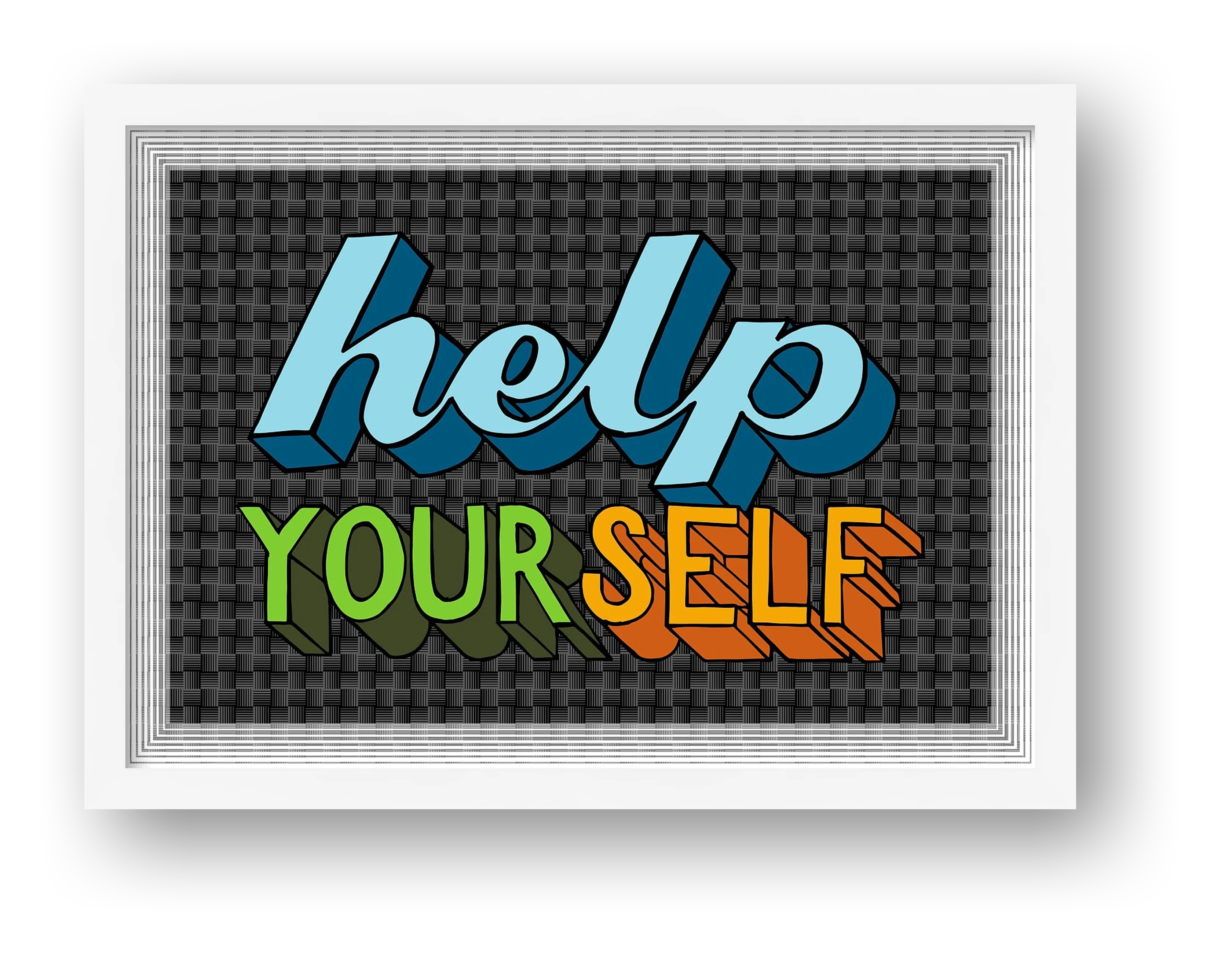 Help Yourself - Fine Art Print — framed