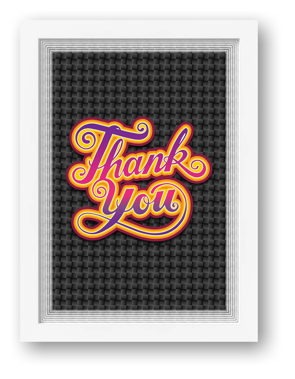 ThankYou - Art Print — framed