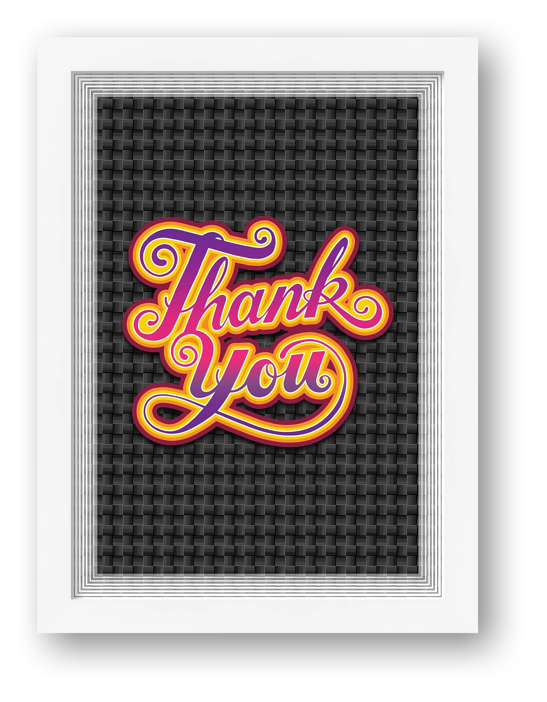 ThankYou - Art Print — framed