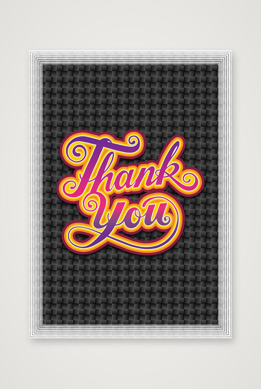 ThankYou - Art Print — 59×84cm, 23×33" Print only