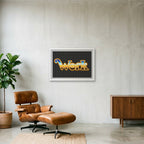 Work - Fine Art Print — 84×59cm, 33×23" White Frame