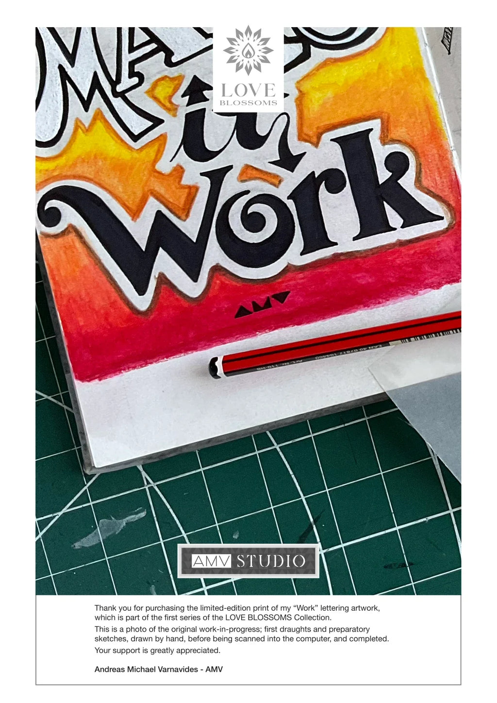Work - Fine Art Print — A letter from the artist