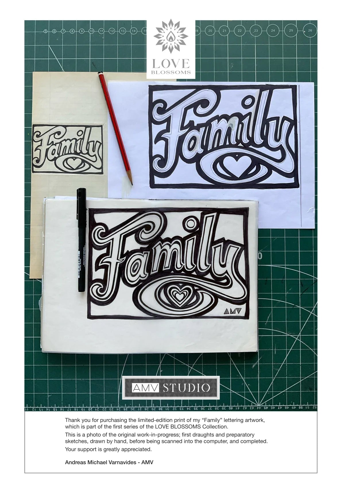 Family - Fine Art Print — A letter from the artist