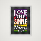 Love Simple - Fine Art Print — A3 (30×42cm, 12×17") Print only