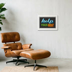 Help Yourself - Fine Art Print — A4 (30×21cm, 12×8") White Frame