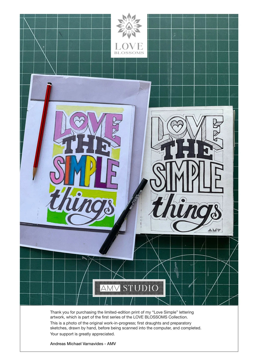 Love Simple - Fine Art Print — A letter from the artist