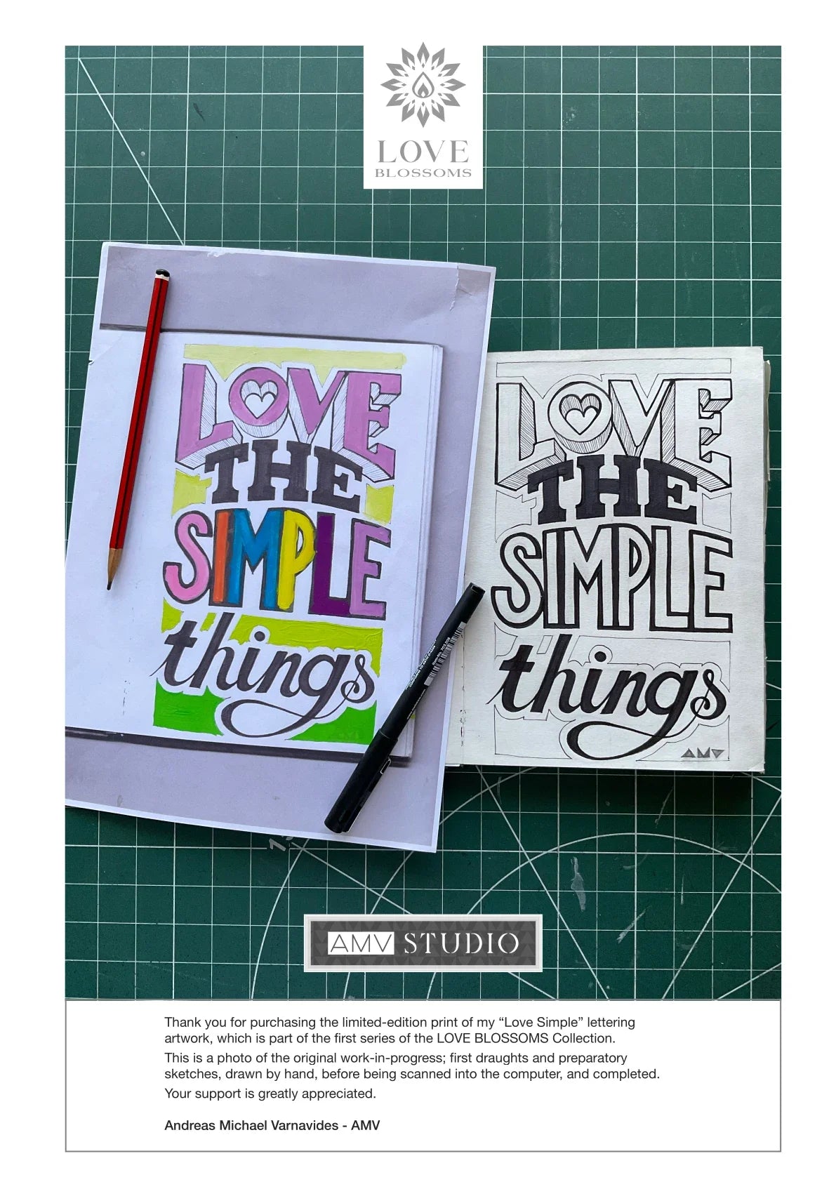 Love Simple - Fine Art Print — A letter from the artist