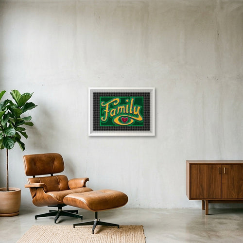 Family - Fine Art Print — 59×42cm, 23×17" White Frame