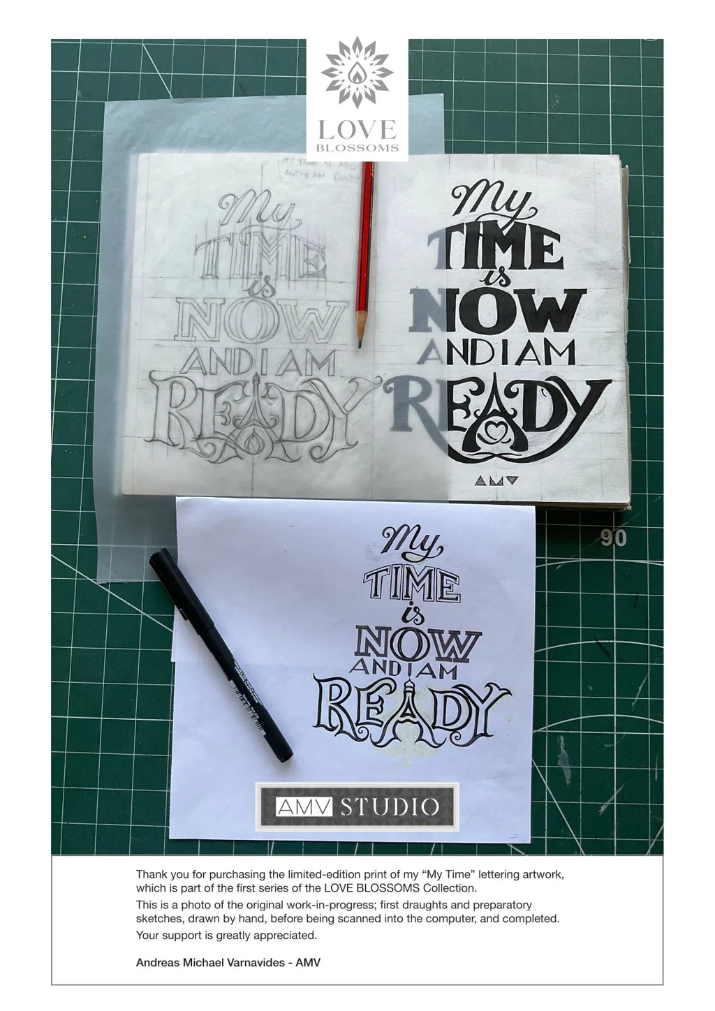 My Time - Fine Art Print — A letter from the artist