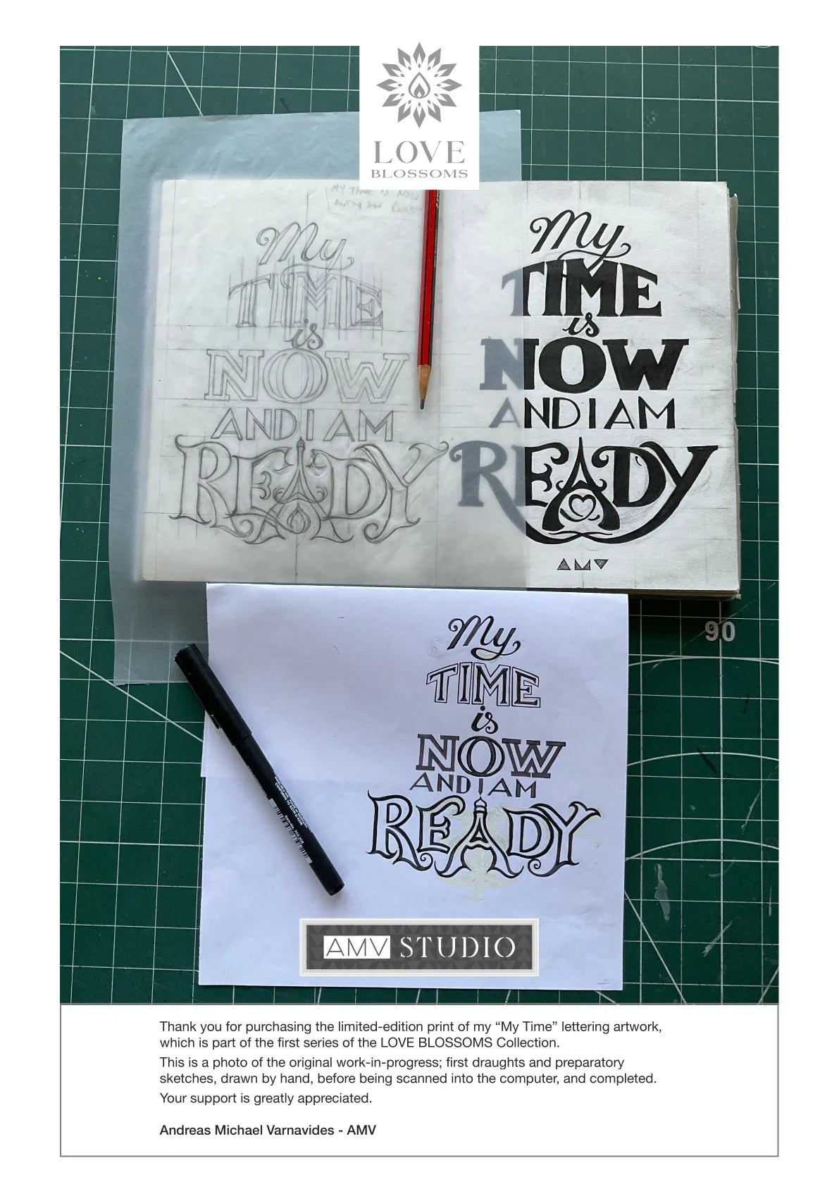 My Time - Fine Art Print — A letter from the artist