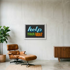 Help Yourself - Fine Art Print — 84×59cm, 33×23" White Frame