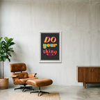 Do Your Thing - Fine Art Print — 59×84cm, 23×33" White Frame