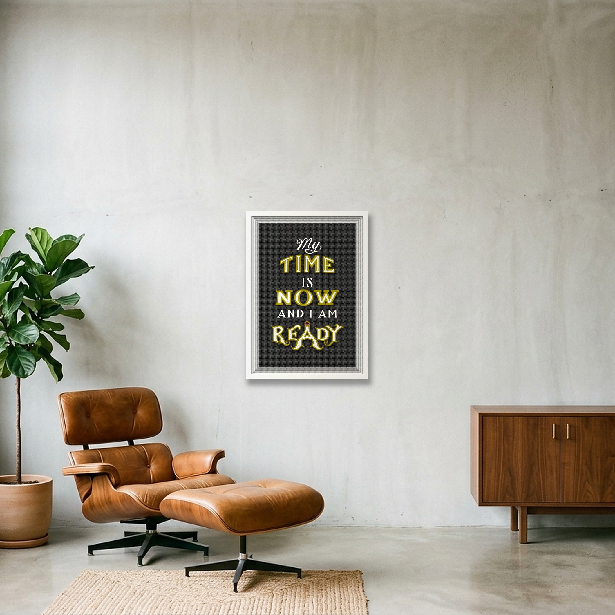 My Time - Fine Art Print — 42×59cm, 17×23" White Frame