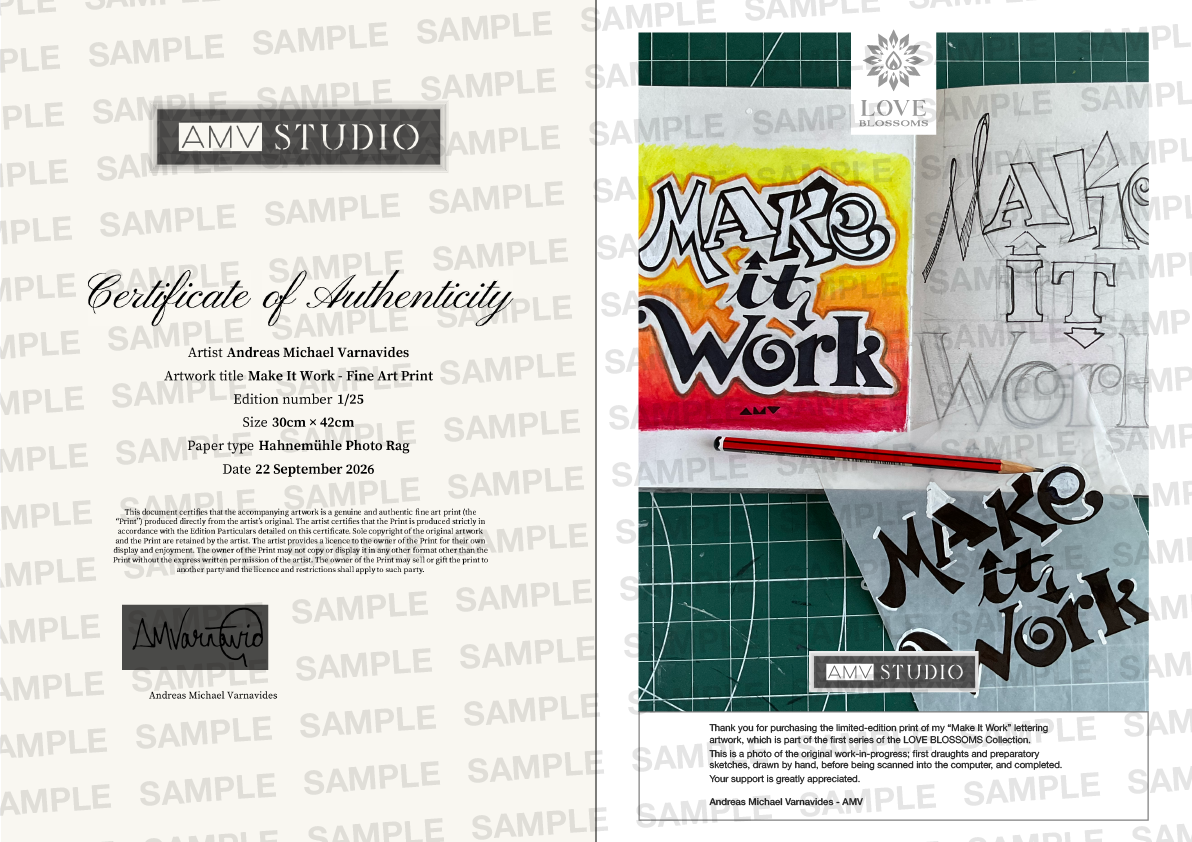 Make It Work - Fine Art Print