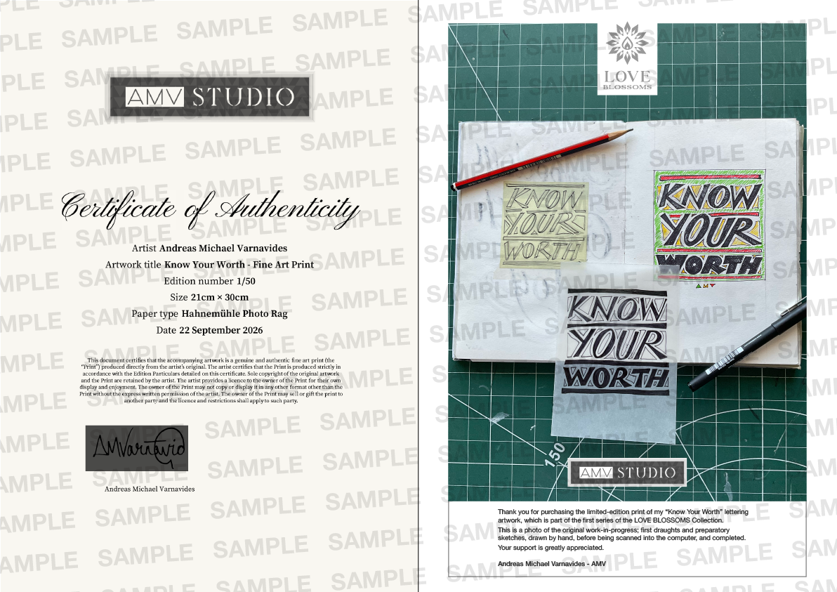 Know Your Worth - Fine Art Print