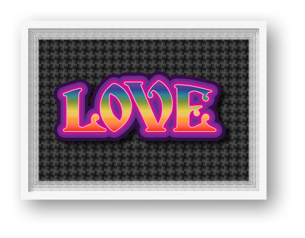 Love - Fine Art Print — framed