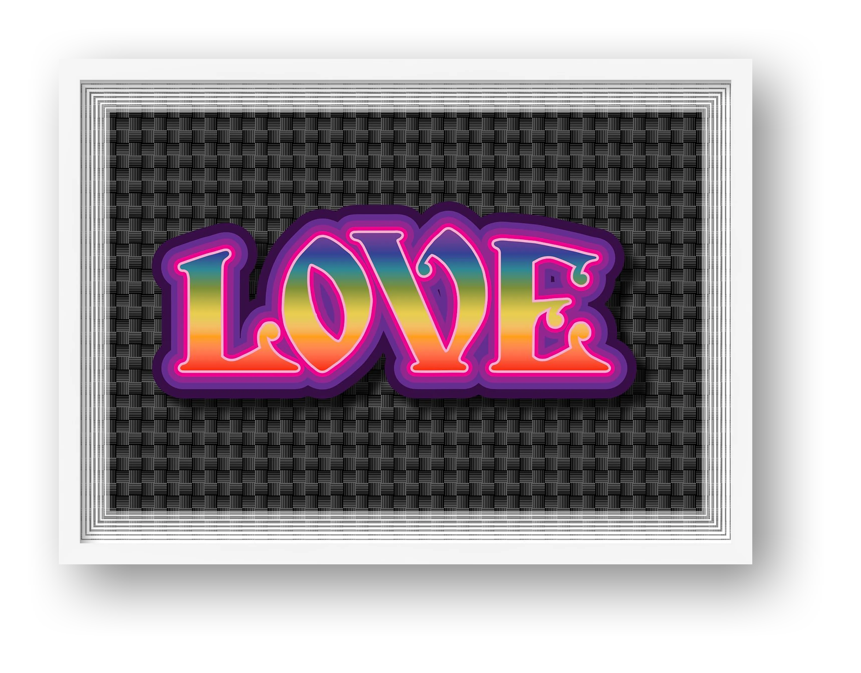 Love - Fine Art Print — framed