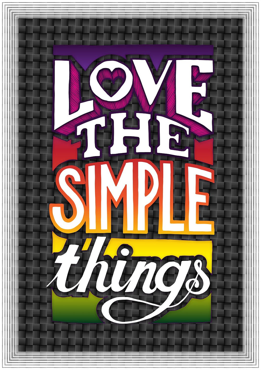 Love Simple - Fine Art Print