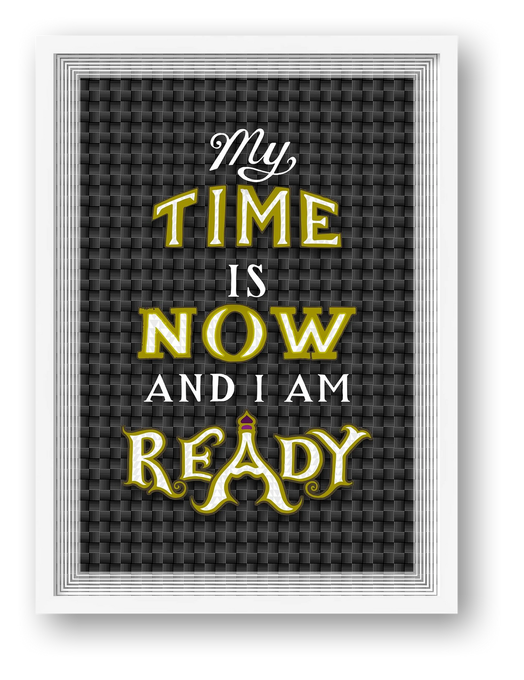 My Time - Fine Art Print — framed