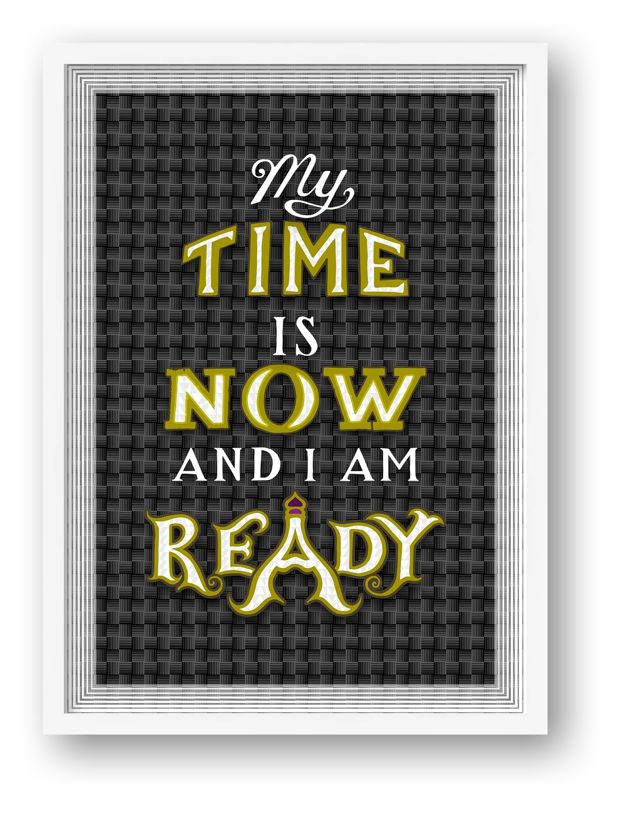 My Time - Fine Art Print — framed