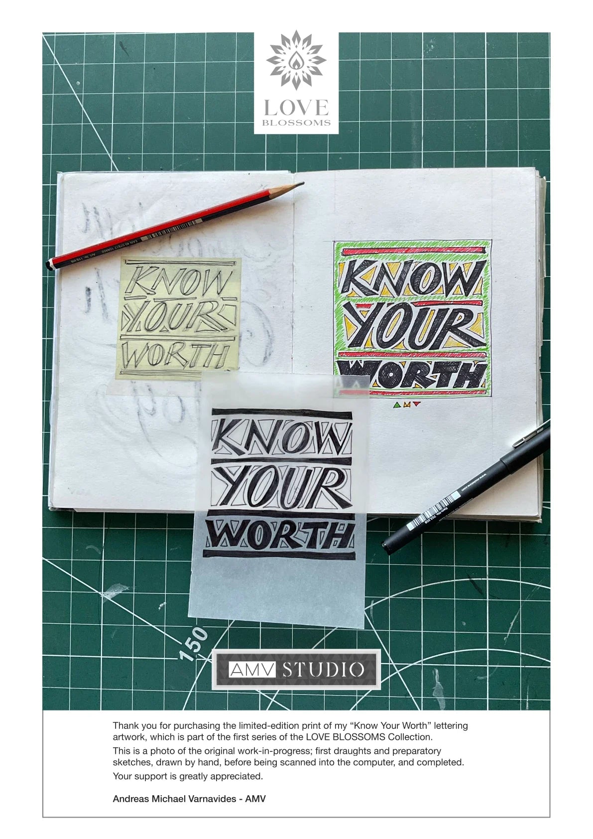 Know Your Worth - Fine Art Print — A letter from the artist