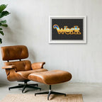 Work - Fine Art Print — A3 (42×30cm, 17×12") White Frame
