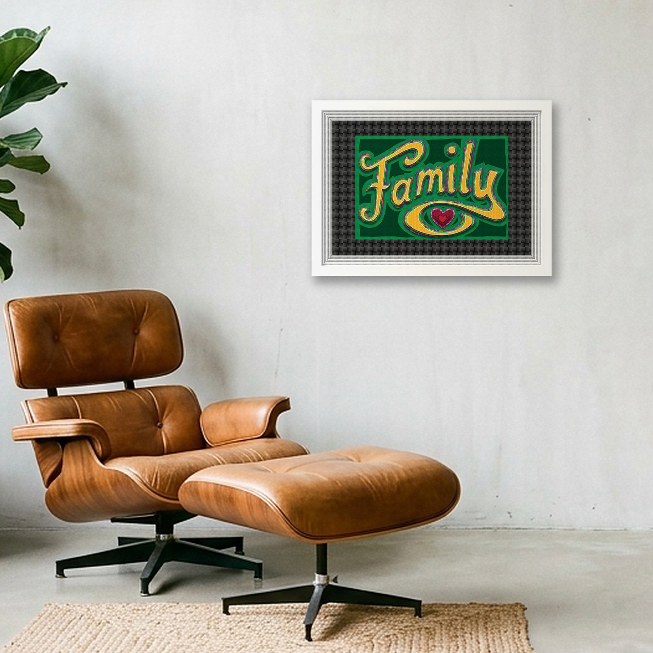 Family - Fine Art Print — A3 (42×30cm, 17×12") White Frame