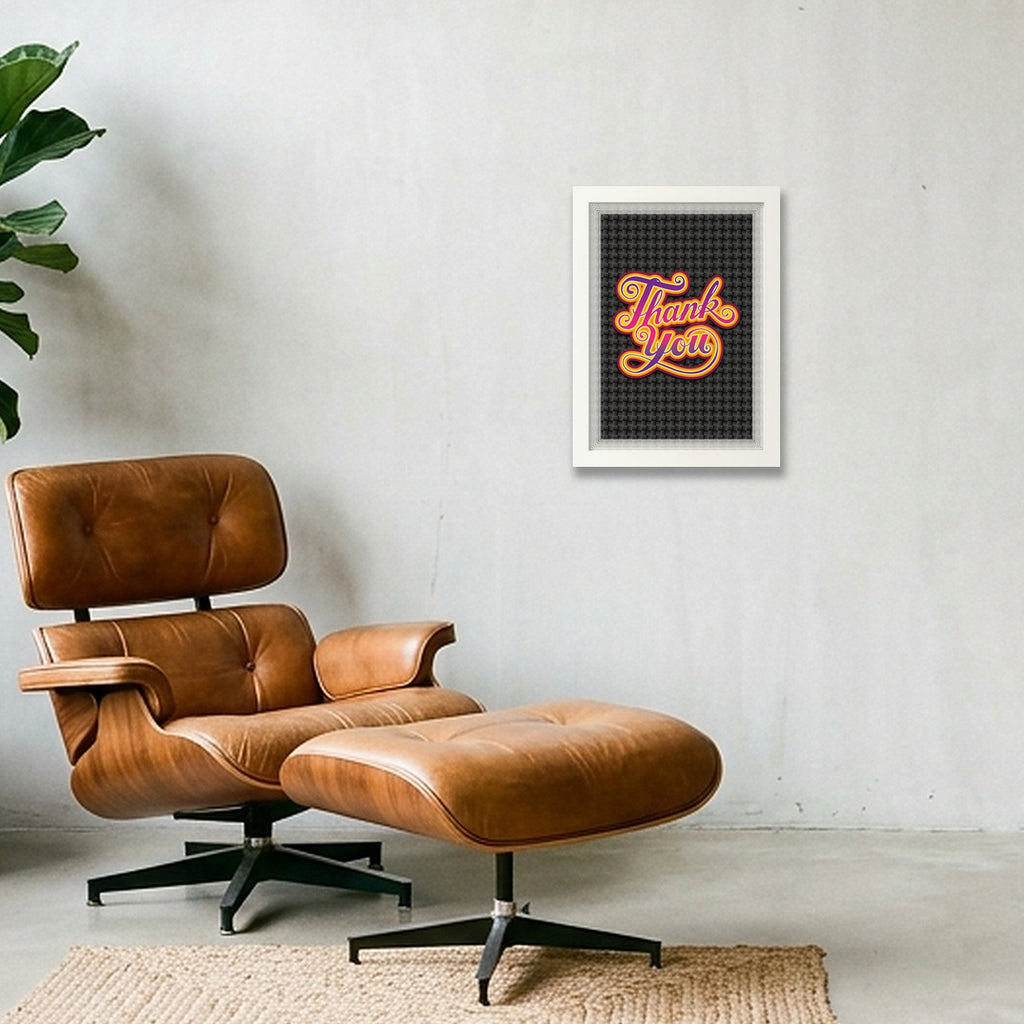 ThankYou - Art Print — A4 (21×30cm, 8×12") White Frame