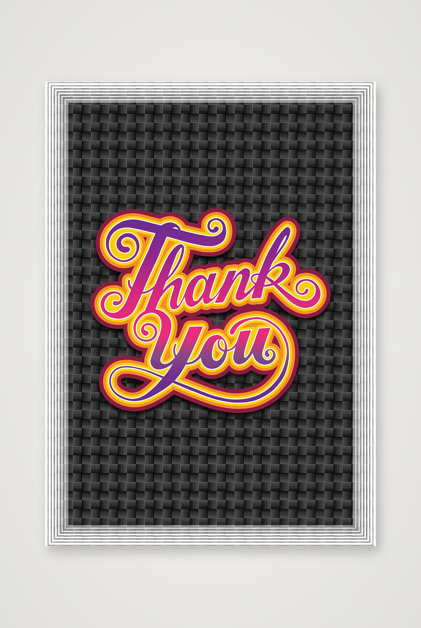 ThankYou - Art Print — 42×59cm, 17×23" Print only