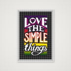 Love Simple - Fine Art Print — 59×84cm, 23×33" Print only