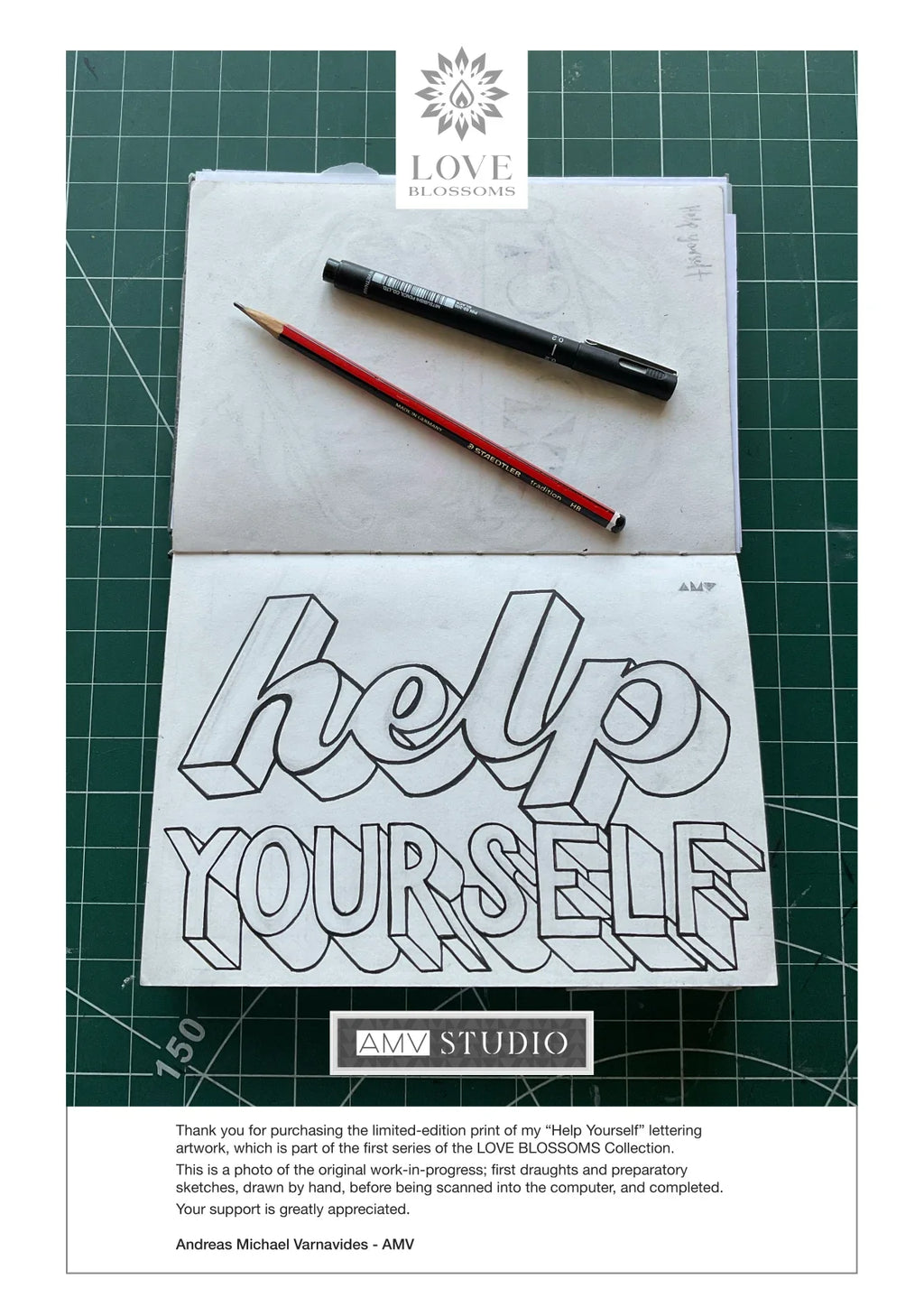 Help Yourself - Fine Art Print — A letter from the artist