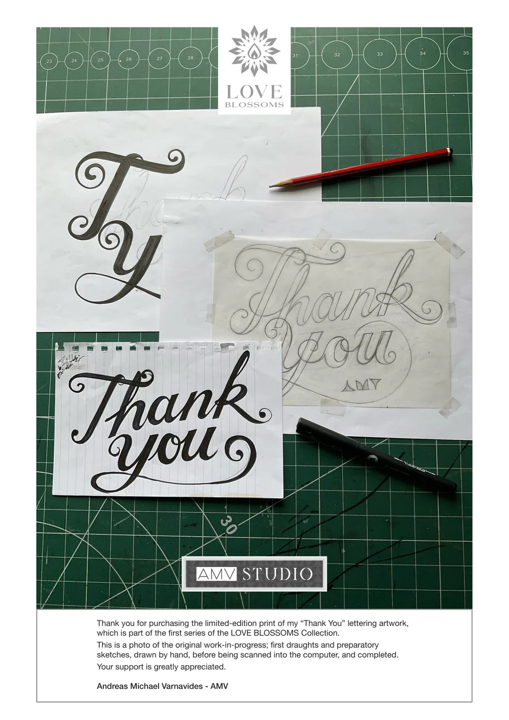 ThankYou - Art Print — A letter from the artist