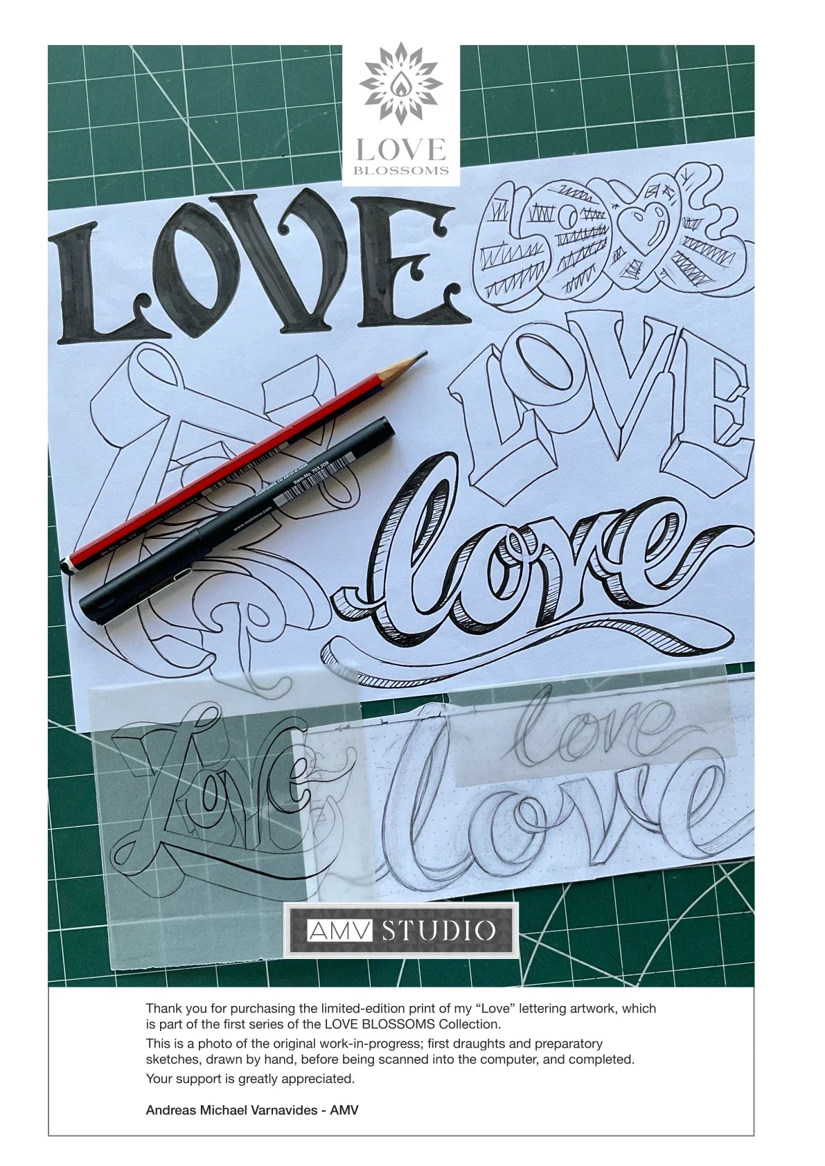Love - Fine Art Print — A letter from the artist