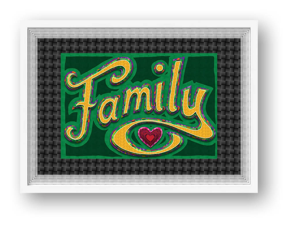 Family - Fine Art Print — framed