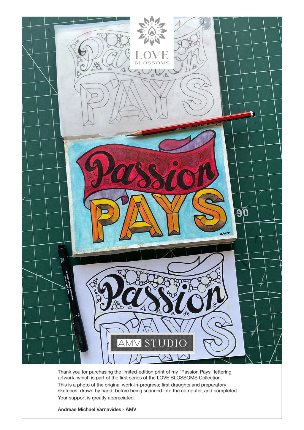 Passion Pays - Fine Art Print — A letter from the artist