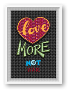 Love More - Fine Art Print — framed