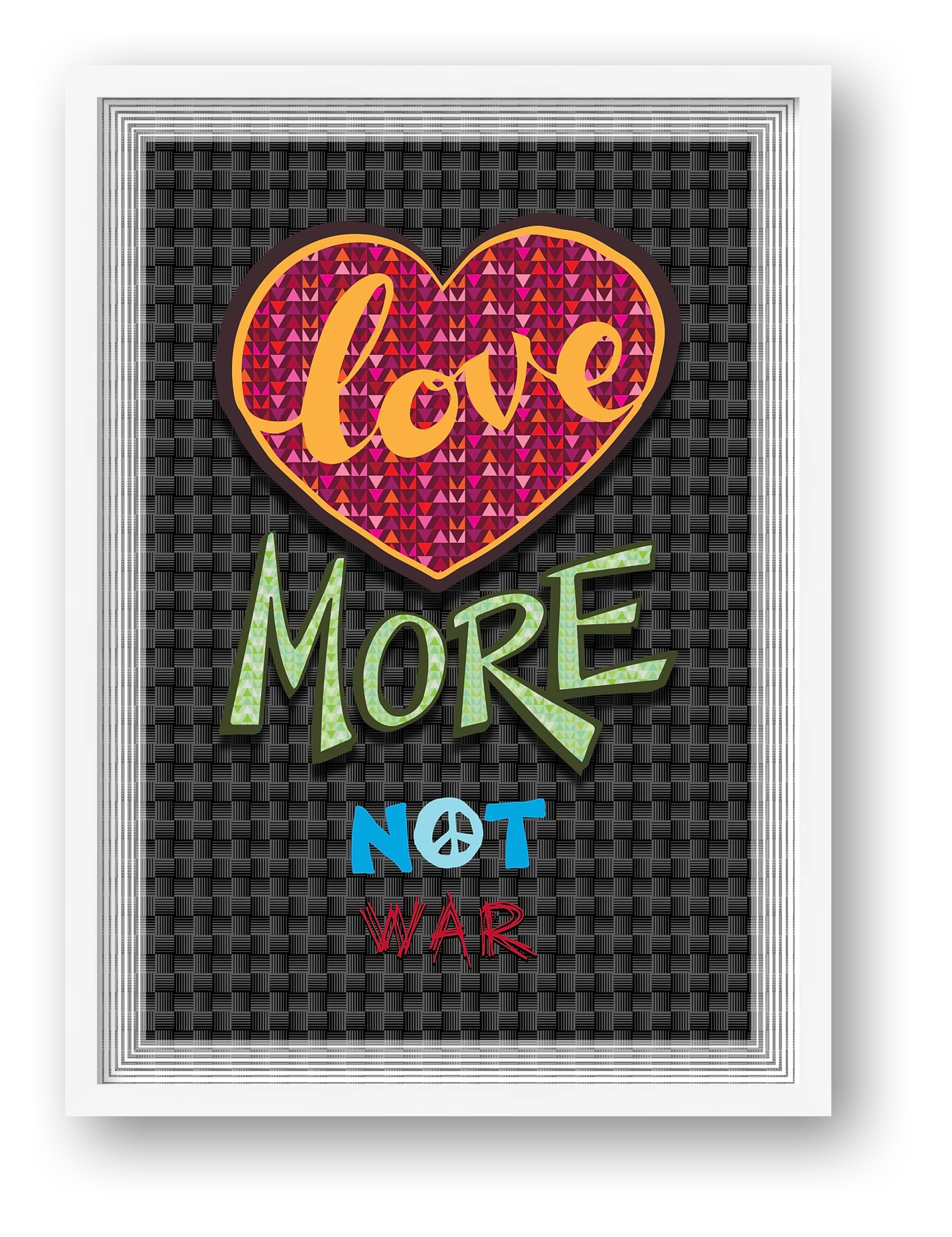 Love More - Fine Art Print — framed