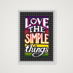 Love Simple - Fine Art Print — A4 (21×30cm, 8×12") Print only