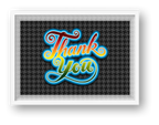 Thank You Again - Fine Art Print — framed