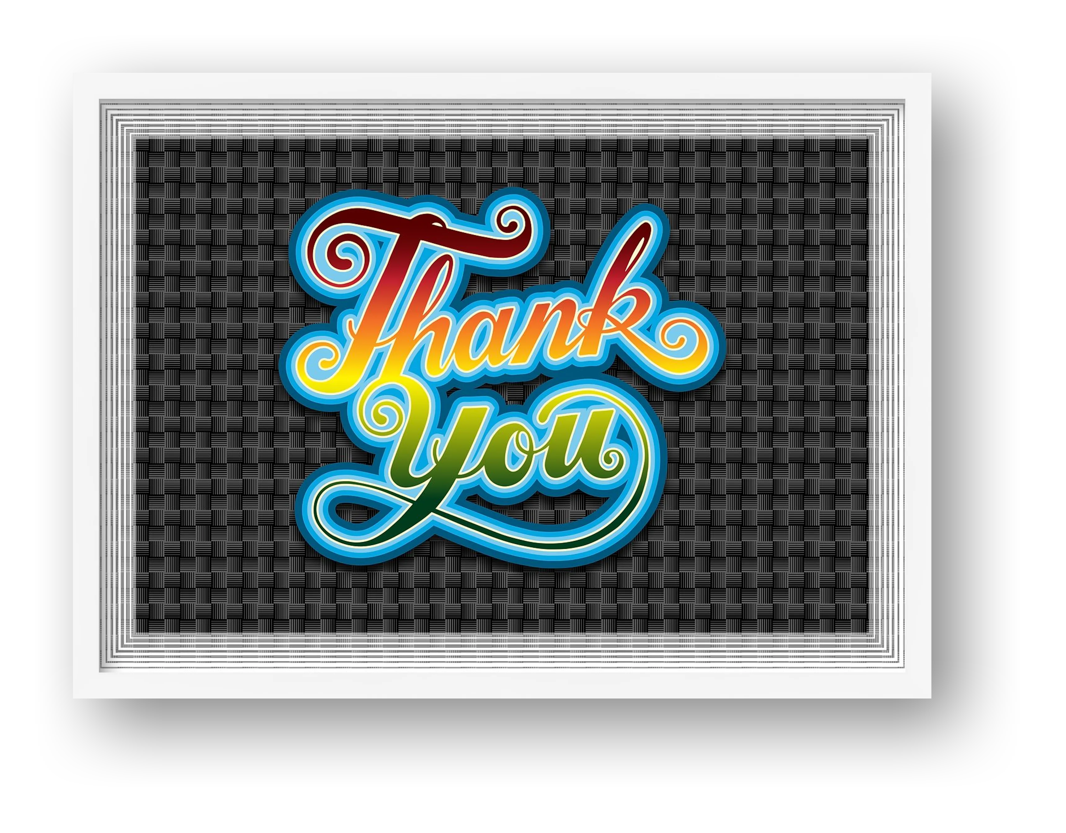 Thank You Again - Fine Art Print — framed